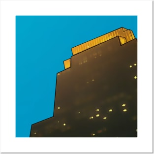 Minneapolis City Skyscraper Posters and Art